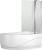 Шторка на ванну Aquanet Alfa 3 NF7221-1pivot для ванны Mayorca