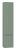 Пенал Brevita Виктори 35 R, зеленый