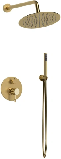 Душевая система Vincea Desire VSFW-1D1BG брашированное золото