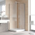 Душевой уголок Vegas Glass GPS-Fis LUX 90*110 08 02 R, профиль глянцевый хром, стекло шиншилла