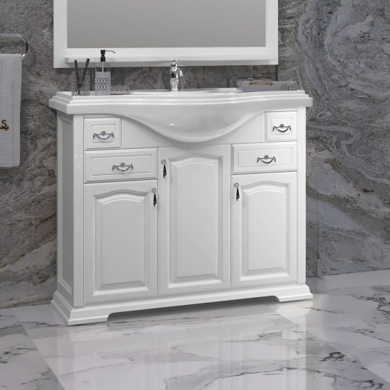 Мебель для ванной Opadiris Риспекто 100 белая матовая