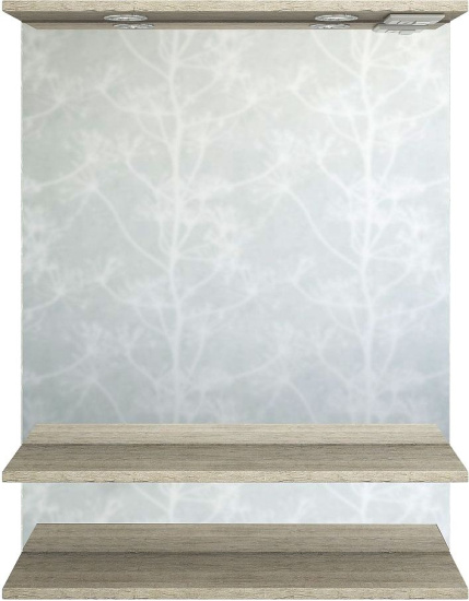 Зеркало Sanflor Бруно 70 орегон, с подсветкой