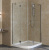 Душевой уголок Vegas Glass AFS-F Lux 120*80 08 01 R профиль глянцевый хром, стекло прозрачное