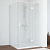 Душевой уголок Vegas Glass AFP-Fis 110*80 01 01 R профиль белый, стекло прозрачное