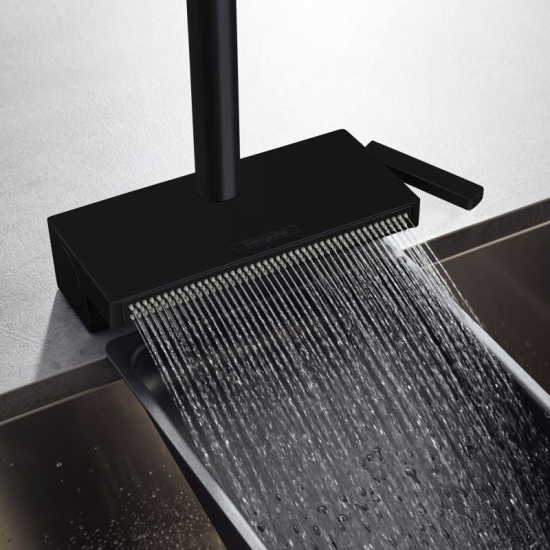 Смеситель для кухни Hansgrohe Aquno Select M81 73830670 черный матовый