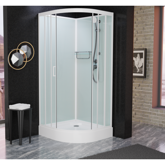 Душевая кабина Frank F410 White без крыши