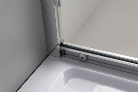 Душевой уголок Vincea Scala VSQ-2SC100CL 100x100, профиль хром, стекло прозрачное