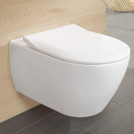 Унитаз подвесной Villeroy & Boch Subway 2.0 5614R2R1 CeramicPlus, сидение с микролифтом