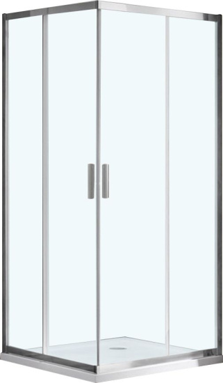 Душевой уголок Vincea Garda VSS-1G9010CL 100x90 см, профиль хром, стекло прозрачное