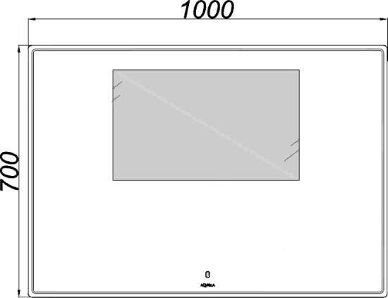 Зеркало Aqwella UM 100