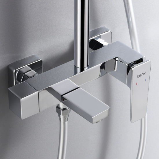 Душевая стойка Black&White Universe 8500CUK