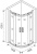 Душевой уголок Good Door Galaxy R-TD-100-C-B Душевой уголок Good Door Galaxy R-TD-100-C-B