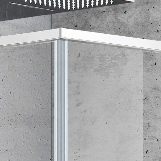 Душевой уголок Vincea Slim VSR-2SL8010CL-L 100x80 L, профиль хром, стекло прозрачное