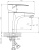 Смеситель для раковины Decoroom DR70 DR70011