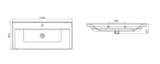 Мебель для ванной Sanvit Тандем 90 белый глянец