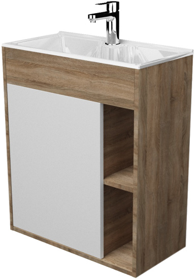 Мебель для ванной 1MarKa Lido 60П дуб сонома