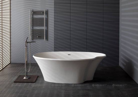 Ванна из искусственного камня Aquanet Desire V9-N 180x90 см. глянцевая