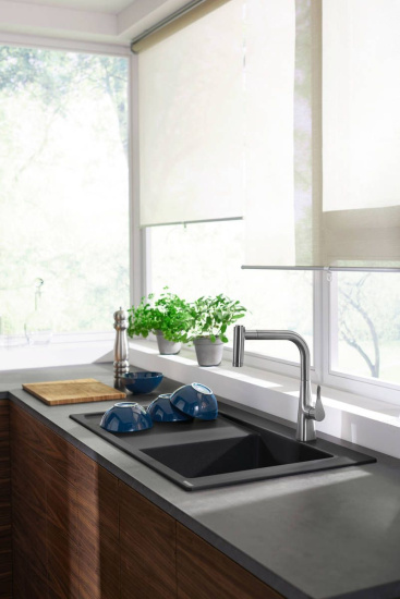 Смеситель для кухни Hansgrohe Metris M71 14834000 хром