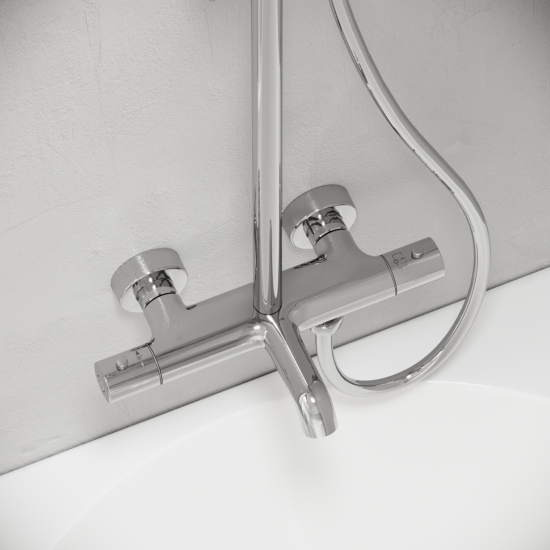 Душевая стойка Sancos Game SC3001LCH термостат, хром