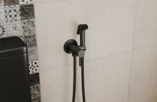 Гигиенический душ Bravat D9151BW-ENG со смесителем, с внутренней частью