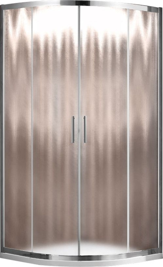 Душевой уголок Vincea Garda VSQ-1G100CH 100x100, профиль хром, стекло шиншилла