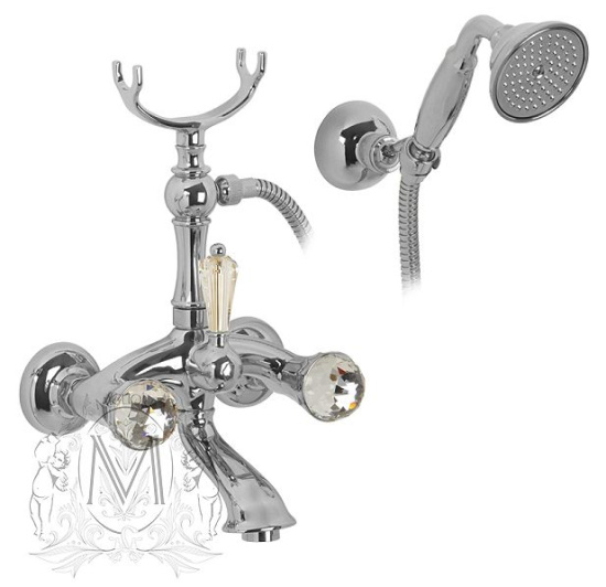 Смеситель для ванны Migliore Korona Swarovski ML.KRN-4703 Cr