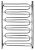 Полотенцесушитель водяной Secado Валенсия 3 80/40, хром
