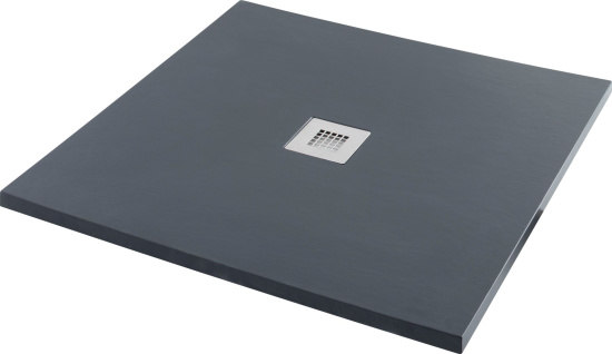 Поддон для душа Aquanet Pleasure NEW 001.1B 100x100 с сифоном, черный камень