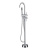 Смеситель для ванны Webert Rimini RI851101015 напольный, хром Смеситель для ванны Webert Rimini RI851101015 напольный, хром