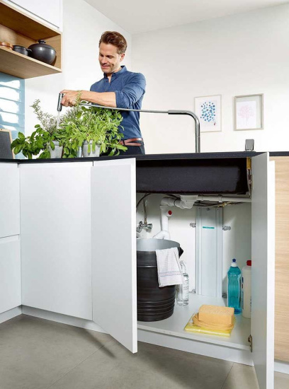 Смеситель для кухни Hansgrohe Metris Select M71 73803000 хром