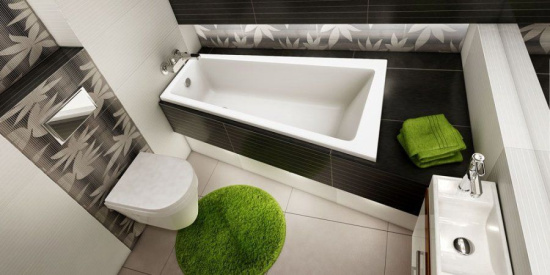Акриловая ванна Excellent Ava Comfort 150x80 см правая с гидромассажем