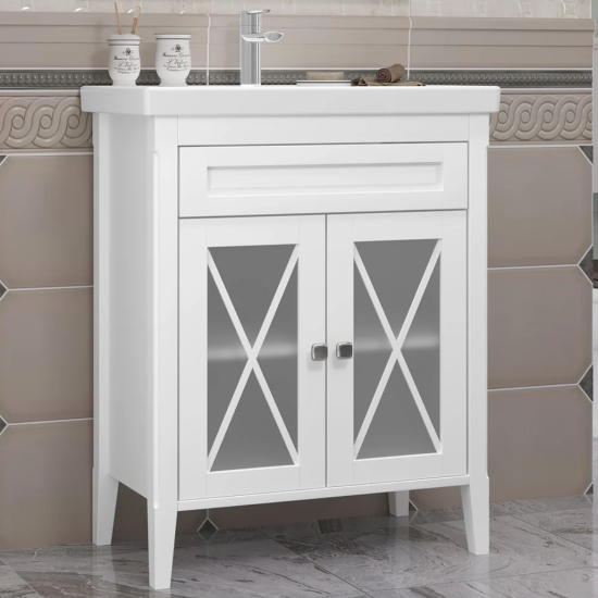 Зеркало Opadiris Палермо 70 белое матовое