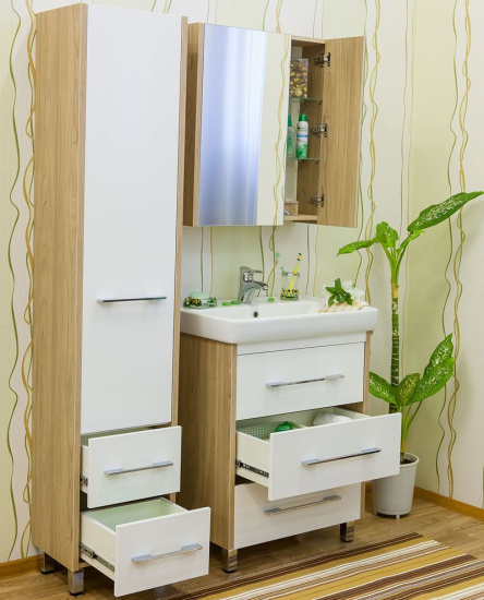 Пенал Sanflor Ларго вяз швейцарский, белый L