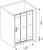 Душевая дверь в нишу Good Door Orion WTW-130-C-CH