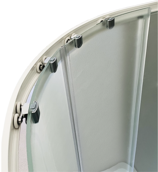 Душевой уголок Royal Bath RB 8120BK-C-L с поддоном