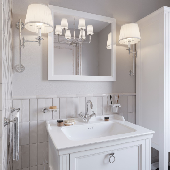 Мебель для ванной VitrA Valarte 80 матовая белая с зеркалом VitrA Valarte 80