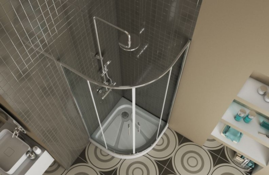 Душевой уголок Bravat Drop 90x90x200