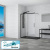 Душевая перегородка RGW Walk In WA-13-B 100x195, профиль матовый черный