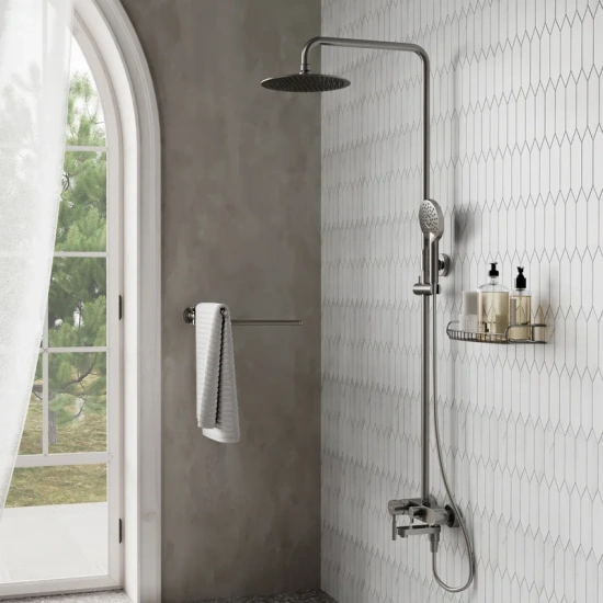 Душевая стойка Wasserkraft A14201 никель