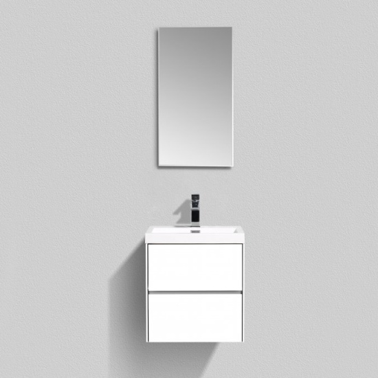Тумба с раковиной BelBagno Pietra Mini 50 bianco lucido