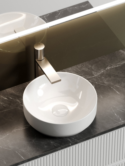 Тумба с раковиной Sancos Snob T 100 Bianco SNT100W, подвесная