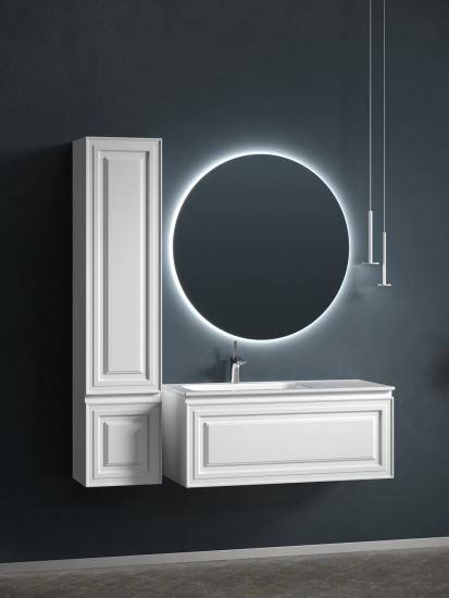 Тумба с раковиной Sancos Very 100 Bianco левая, VR100LW