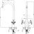 Смеситель для кухни Decoroom DR52 DR52028 Смеситель для кухни Decoroom DR52 DR52028
