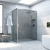 Душевой уголок Vegas Glass ZP+ZPV NOVO 130*100 07 07, профиль матовый хром, стекло графит Душевой уголок Vegas Glass ZP+ZPV NOVO 130*100 07 07, профиль матовый хром, стекло графит