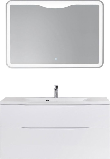 Тумба с раковиной BelBagno Marino H120 bianco lucido