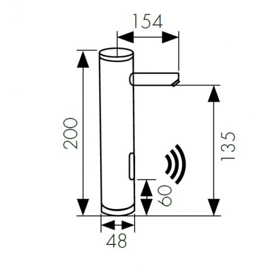 Смеситель для раковины Kaiser Sensor 38511 сенсорный
