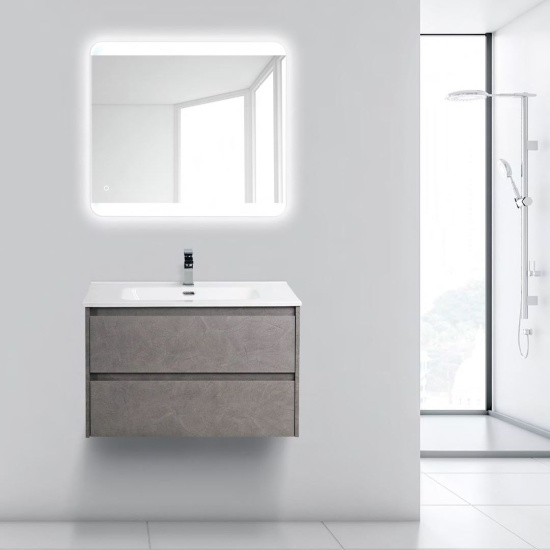 Тумба с раковиной BelBagno Kraft 90 pietra grigio