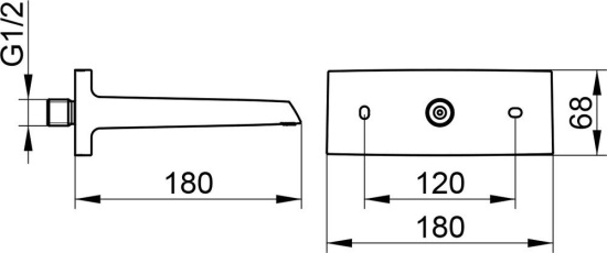 Излив для душа Keuco 59982010000