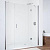 Душевая дверь в нишу Vegas Glass AFP-F 140 08 01 R профиль глянцевый хром, стекло прозрачное