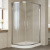 Душевой уголок Vegas Glass ZS-F 110*100 08 02 профиль глянцевый хром, стекло шиншилла